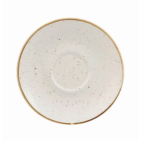 Churchill Stonecast, runde Cappuccino-Untertassen, Gerstenweiß, 156 mm, (12 Stück) 2 Churchill Stonecast, runde Cappuccino-Untertassen, Gerstenweiß, 156 mm, (12 Stück)