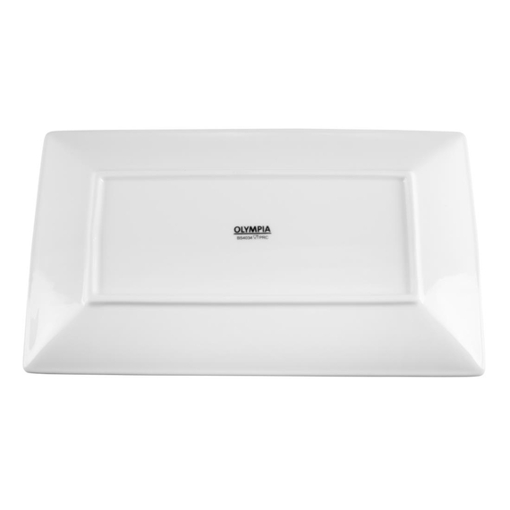 Olympia Whiteware rechteckige Servierteller 31 x 18cm (2 Stück) 5 Olympia Whiteware rechteckige Servierteller 31 x 18cm (2 Stück)