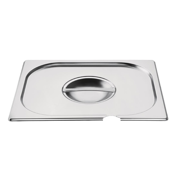Vogue Deckel mit Löffelaussparung für GN-Behälter GN1/2 2 Vogue Deckel mit Löffelaussparung für GN-Behälter GN1/2
