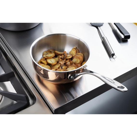 Vogue Tri-Wall Kupfer Sauteuse Induktion 20cm 4 Vogue Tri-Wall Kupfer Sauteuse Induktion 20cm