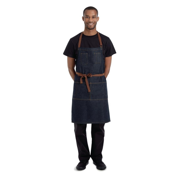 Chef Works Urban Memphis Lätzchenschürze Indigo Chef Works Urban Memphis Lätzchenschürze Indigo