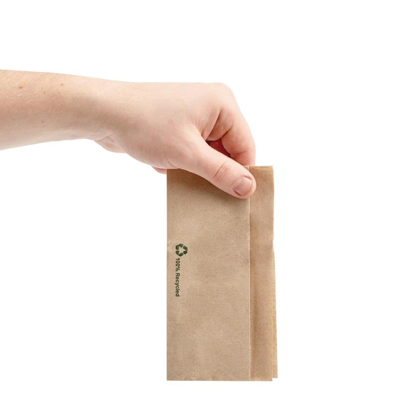 Fiesta Recyclable Spenderservietten aus recyceltes Kraftpapier 32x30cm (6000 Stück) 2 Fiesta Recyclable Spenderservietten aus recyceltes Kraftpapier 32x30cm (6000 Stück)