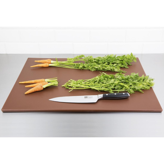 Hygiplas LDPE Schneidebrett braun 60x45x1cm Hygiplas LDPE Schneidebrett braun 60x45x1cm