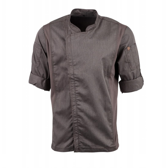 Chef Works Hartford Leichter L/S Mantel mit Reißverschluss Graphit Größe M 7 Chef Works Hartford Leichter L/S Mantel mit Reißverschluss Graphit Größe M
