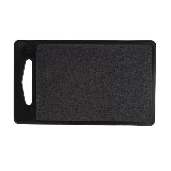 Hygiplas rechteckiges Bar Schneidebrett schwarz 25,5cm 1 Hygiplas rechteckiges Bar Schneidebrett schwarz 25,5cm