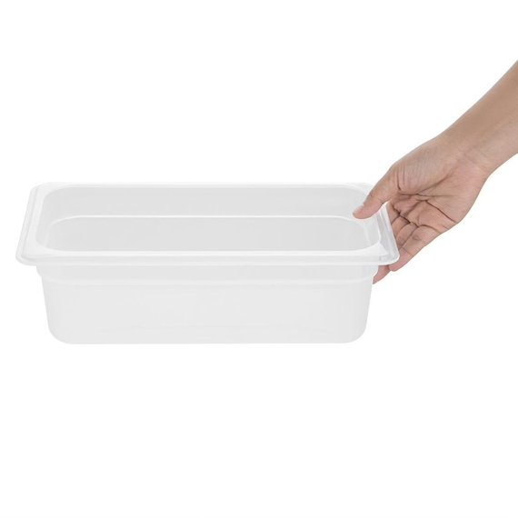 Nisbets Essentials Polypropylen 1/3 Gastronorm Behälter 100mm 3 Nisbets Essentials Polypropylen 1/3 Gastronorm Behälter 100mm