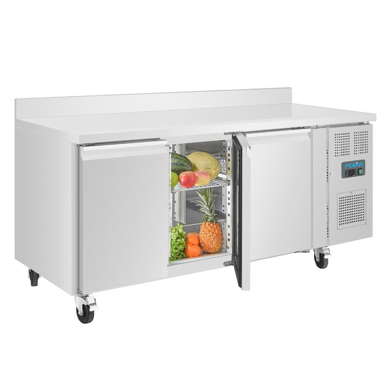 Polar Serie U 3-türiger Edelstahlgefrierschrank mit Spritzschutz 417Ltr 2 Polar Serie U 3-türiger Edelstahlgefrierschrank mit Spritzschutz 417Ltr