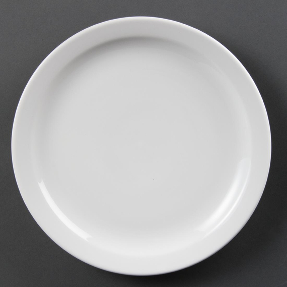 Olympia Whiteware Teller mit schmalem Rand 25cm (12 Stück) Olympia Whiteware Teller mit schmalem Rand 25cm (12 Stück)