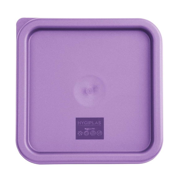 Hygiplas Quadratischer Deckel Violett Medium Hygiplas Quadratischer Deckel Violett Medium