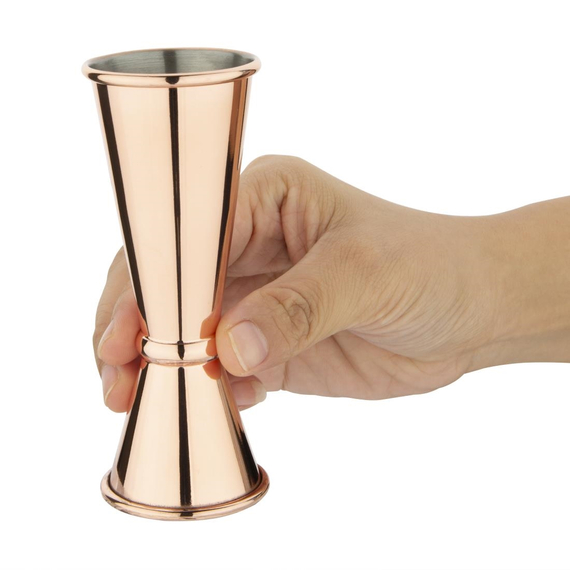 Olympia Barmaß / Jigger mit Kupferfinish 2,5/5cl 4 Olympia Barmaß / Jigger mit Kupferfinish 2,5/5cl