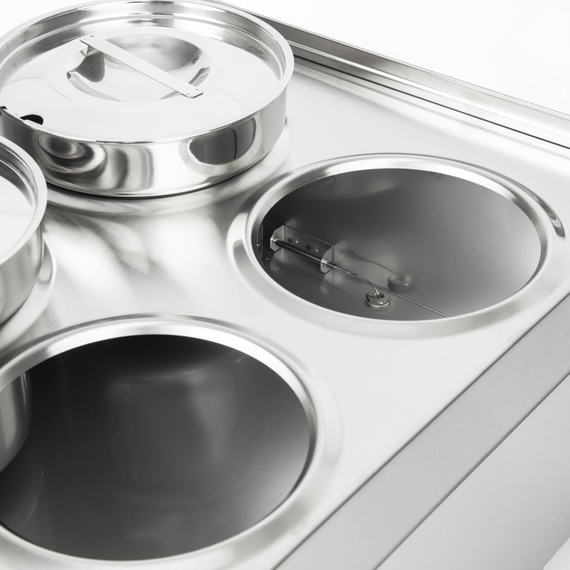 Lincat Silverlink 600 Bain-Marie BS4W 4x 4,5L 4 Lincat Silverlink 600 Bain-Marie BS4W 4x 4,5L