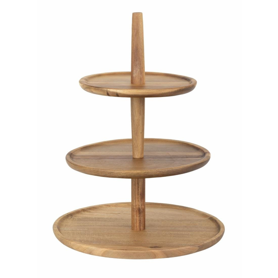 Olympia Akazie 3-stufiger Stand 305(Ø) x 395(H)mm 1 Olympia Akazie 3-stufiger Stand 305(Ø) x 395(H)mm