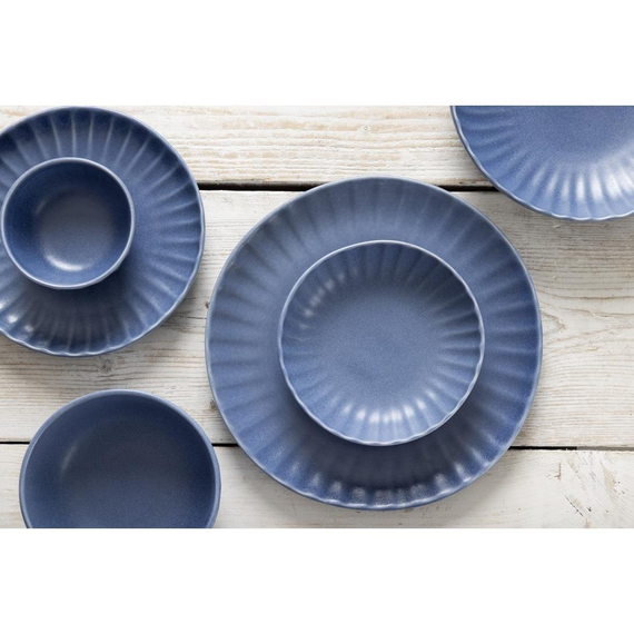 Olympia Corallite Tiefe Schüsseln Blau 105mm (12 Stück) 2 Olympia Corallite Tiefe Schüsseln Blau 105mm (12 Stück)