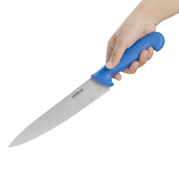 Hygiplas Kochmesser 21cm blau 1 Hygiplas Kochmesser 21cm blau