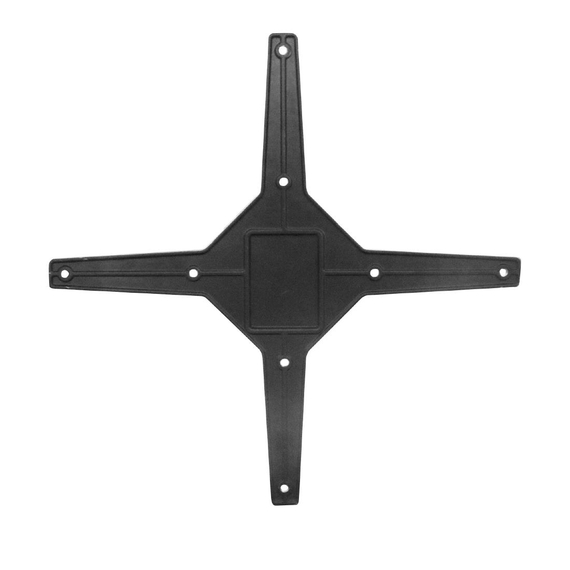 Bolero klappbarer Tischfuß mit Fußkreuz Aluminium schwarz 72cm hoch 3 Bolero klappbarer Tischfuß mit Fußkreuz Aluminium schwarz 72cm hoch