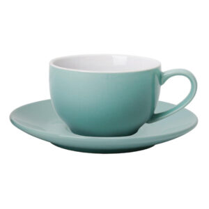 Olympia Cafe Untertassen aqua 15,8cm (12 Stück)