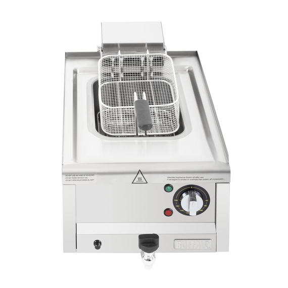 Buffalo 600 Series Einzeltank-Elektrofritteuse 8Ltr 1 Buffalo 600 Series Einzeltank-Elektrofritteuse 8Ltr