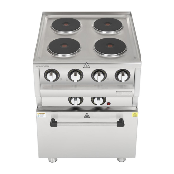 Buffalo 600 Serie 4-Platten Elektro Umluftofen 6 Buffalo 600 Serie 4-Platten Elektro Umluftofen