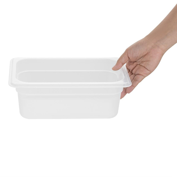 Nisbets Essentials Polypropylen 1/4 Gastronormbehälter 100mm 3 Nisbets Essentials Polypropylen 1/4 Gastronormbehälter 100mm