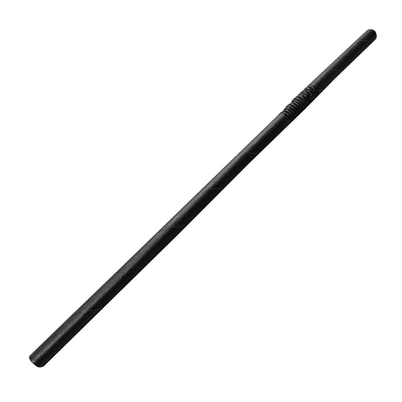 Fiesta Compostable kompostierbare flexible Papierstrohhalme schwarz (250 Stück) Fiesta Compostable kompostierbare flexible Papierstrohhalme schwarz (250 Stück)
