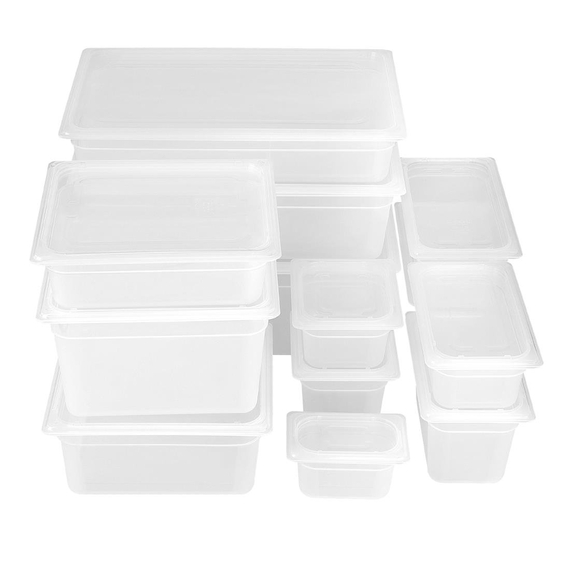 Nisbets Essentials Polypropylen 1/6 Gastronorm Behälter 150mm 5 Nisbets Essentials Polypropylen 1/6 Gastronorm Behälter 150mm