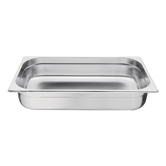 Vogue GN-Behälter Edelstahl 10cm GN1/1 3 Vogue GN-Behälter Edelstahl 10cm GN1/1