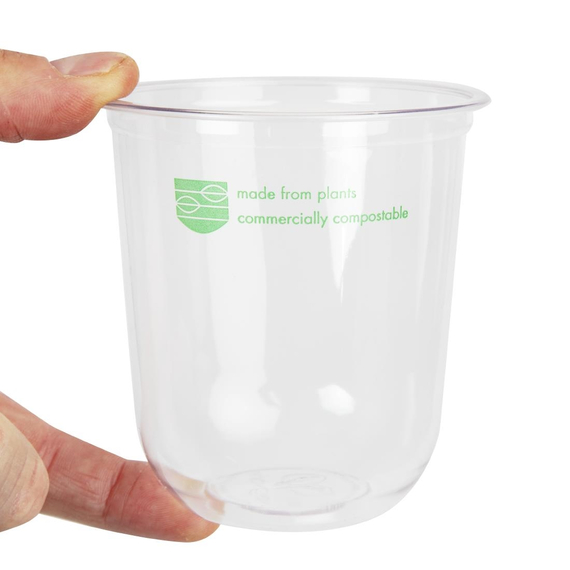 Vegware 96 Serie kompostierbare runde Behälter 473ml (1000 Stück) 4 Vegware 96 Serie kompostierbare runde Behälter 473ml (1000 Stück)
