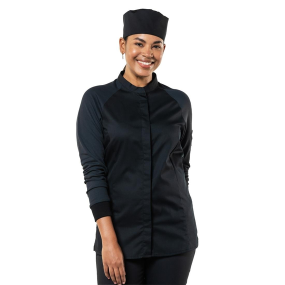 Chaud Devant Sorella UFX Damen Kochjacke schwarz Größe S Chaud Devant Sorella UFX Damen Kochjacke schwarz Größe S