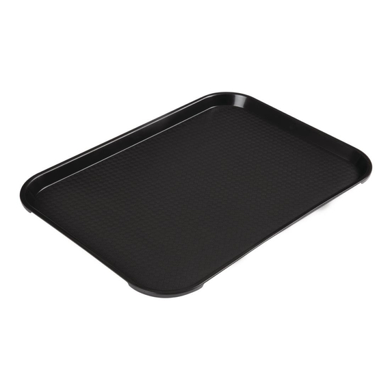 Cambro Polypropylen-Schnellimbisstablett Schwarz 410mm 7 Cambro Polypropylen-Schnellimbisstablett Schwarz 410mm
