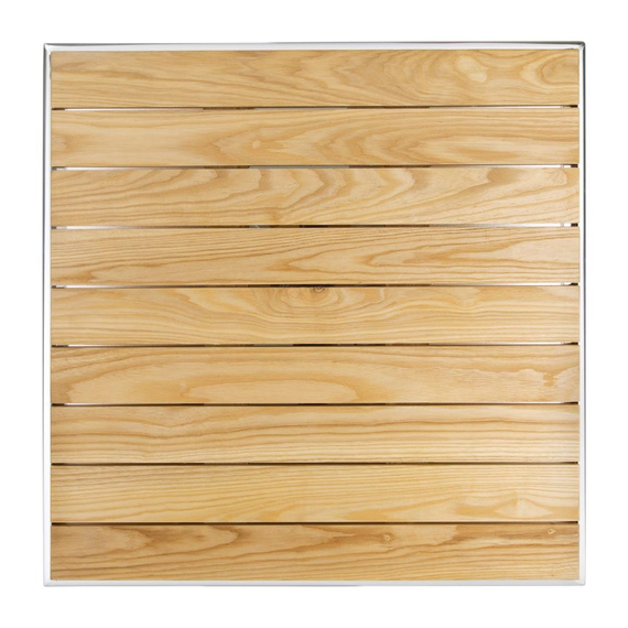 Bolero quadratischer Tisch Eschenholz 1 Bein 60cm 2 Bolero quadratischer Tisch Eschenholz 1 Bein 60cm