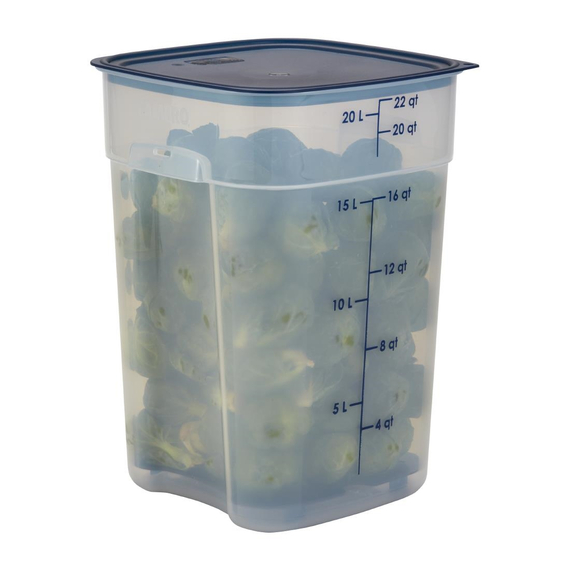 Cambro FreshPro Blauer Abtropfboden 235x235mm 4 Cambro FreshPro Blauer Abtropfboden 235x235mm