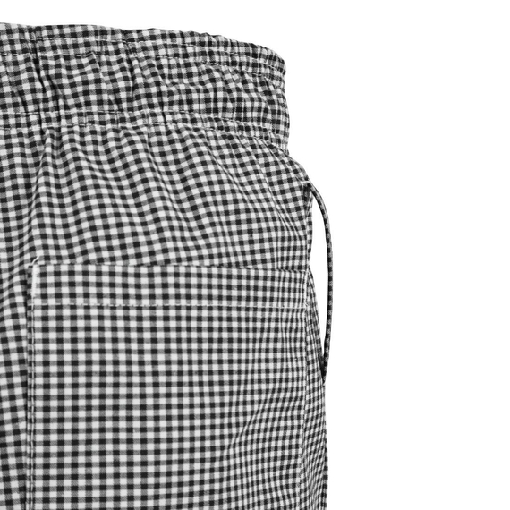 Chef Works Unisex Kochhose Easyfit schwarz weiß kleinkariert XS 2 Chef Works Unisex Kochhose Easyfit schwarz weiß kleinkariert XS
