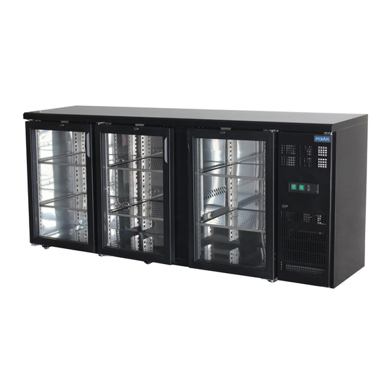 Polar U-Serie Premium Bar Kühlschrank mit 3 Türen Display 4 Polar U-Serie Premium Bar Kühlschrank mit 3 Türen Display