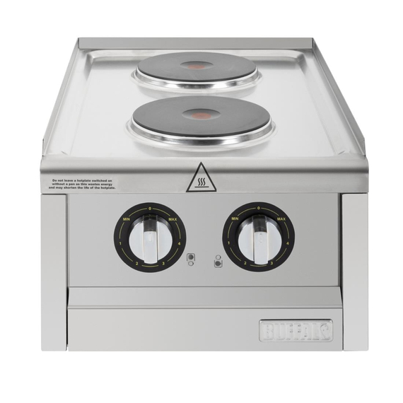 Buffalo 600 Series 2-Platten-Elektroherd Buffalo 600 Series 2-Platten-Elektroherd