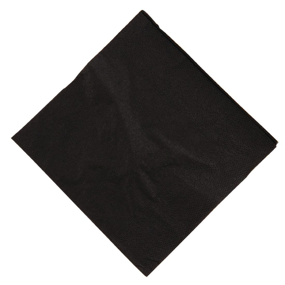 Cocktailservietten schwarz 25cm (2000 Stück) 2 Cocktailservietten schwarz 25cm (2000 Stück)