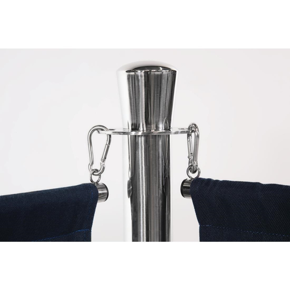 Bolero Edelstahl Leitpfosten mit flacher Oberseite 2 Bolero Edelstahl Leitpfosten mit flacher Oberseite