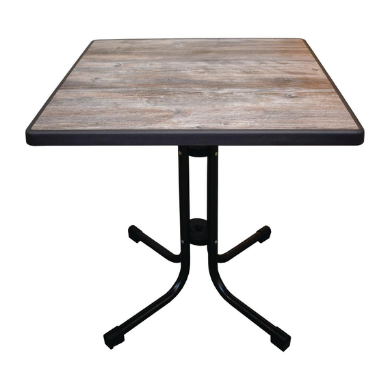 Limburg Vintage klappbarer Terrassentisch 70 x 70cm 1 Limburg Vintage klappbarer Terrassentisch 70 x 70cm