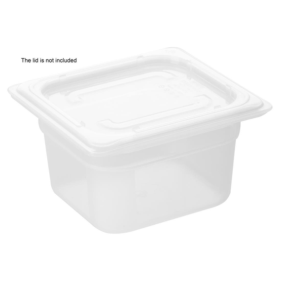 Nisbets Essentials Polypropylen 1/6 Gastronorm Behälter 100mm 2 Nisbets Essentials Polypropylen 1/6 Gastronorm Behälter 100mm