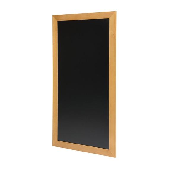 Securit lange Wandtafel Teakoptik 120 x 56cm 1 Securit lange Wandtafel Teakoptik 120 x 56cm