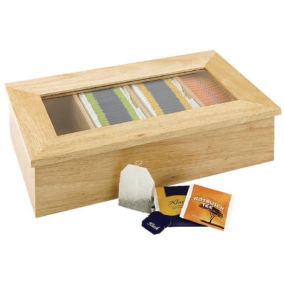 Olympia Teebox aus Gummibaumholz Olympia Teebox aus Gummibaumholz