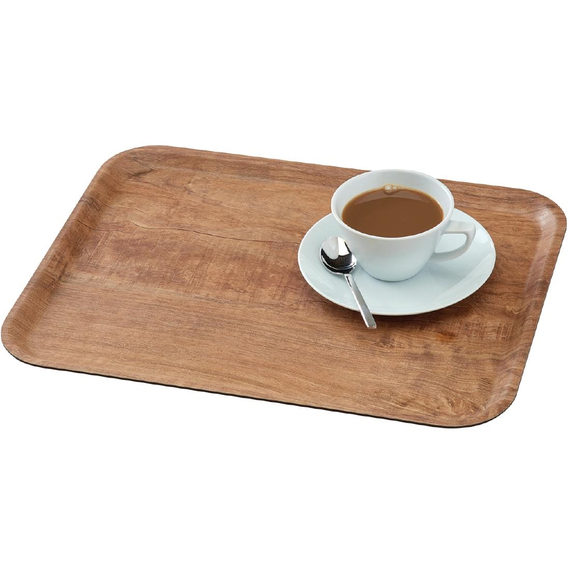 Cambro Madeira Laminat Kantinentablett Olivbraun 430mm 3 Cambro Madeira Laminat Kantinentablett Olivbraun 430mm