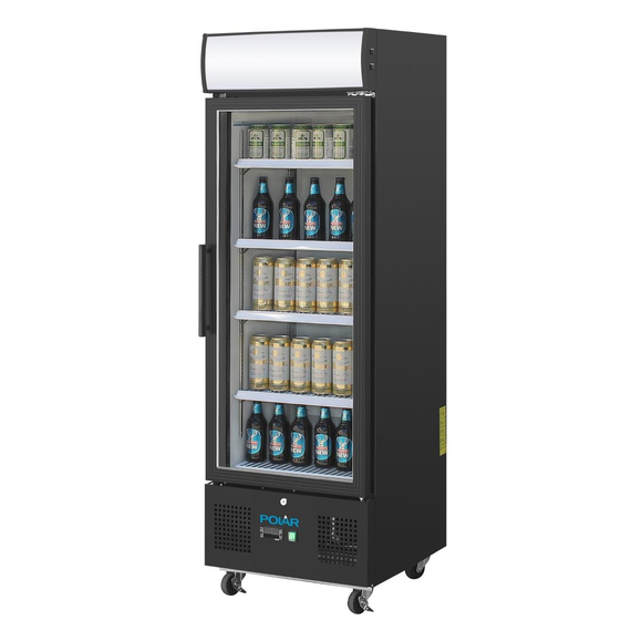 Polar G-Serie Standkühlschrank mit Display 218Ltr Schwarz 3 Polar G-Serie Standkühlschrank mit Display 218Ltr Schwarz