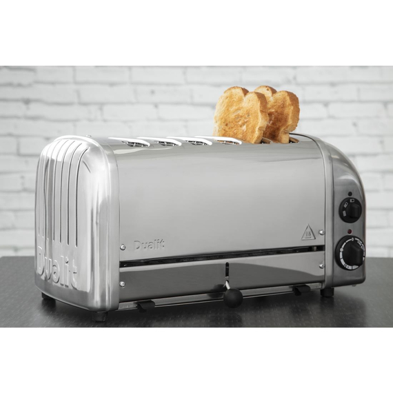 Dualit Toaster 60144 Chrom 6 Schlitze 6 Dualit Toaster 60144 Chrom 6 Schlitze