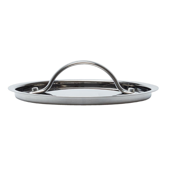 Vogue Tri Wall Edelstahl-Deckel 16cm 2 Vogue Tri Wall Edelstahl-Deckel 16cm