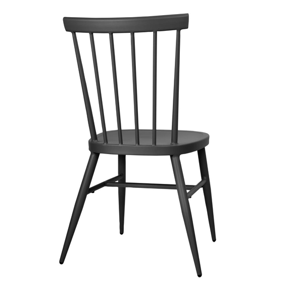 Bolero Windsor Aluminium-Stühle, Schwarz, 4 Stück 2 Bolero Windsor Aluminium-Stühle, Schwarz, 4 Stück