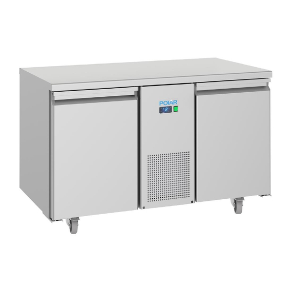 Polar U-Serie Energieeffizienter 2-Tür-Tiefkühltresen 281Ltr Polar U-Serie Energieeffizienter 2-Tür-Tiefkühltresen 281Ltr