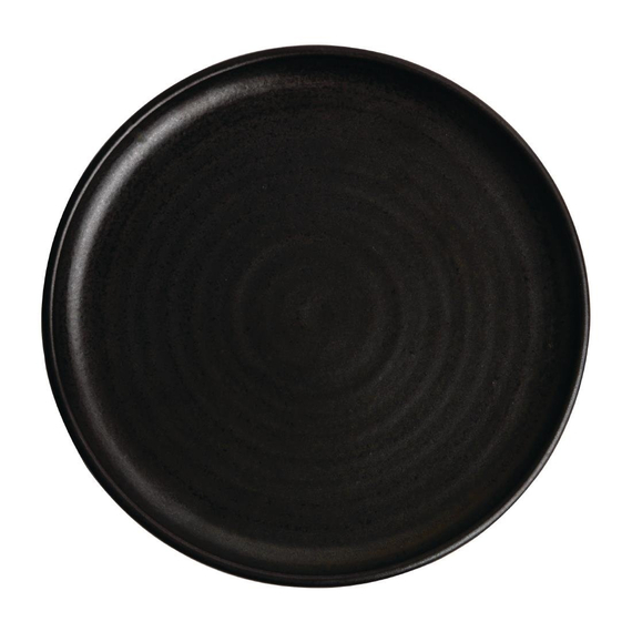Olympia Canvas runder Teller mit schmalem Rand schwarz 26,5cm (6 Stück) 5 Olympia Canvas runder Teller mit schmalem Rand schwarz 26,5cm (6 Stück)