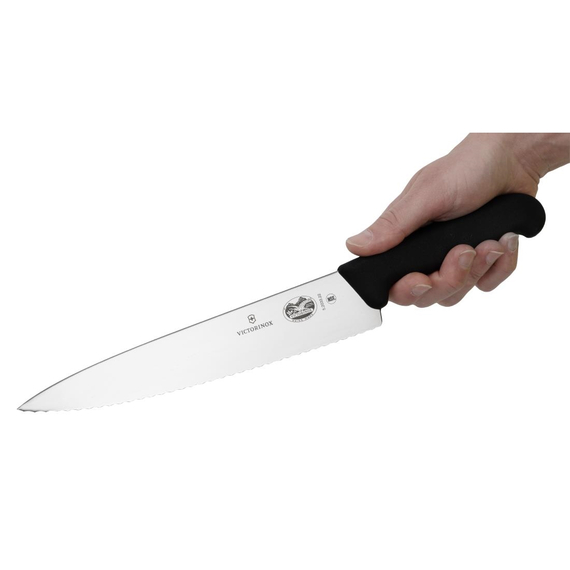 Victorinox Fibrox Officemesser Wellenschliff 22cm 4 Victorinox Fibrox Officemesser Wellenschliff 22cm