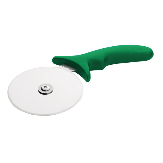 Hygiplas Pizzaschneider 10cm grün 1 Hygiplas Pizzaschneider 10cm grün