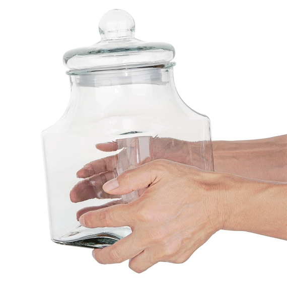 Olympia Glas Vorratsdose eckig 2.9L 2 Olympia Glas Vorratsdose eckig 2.9L